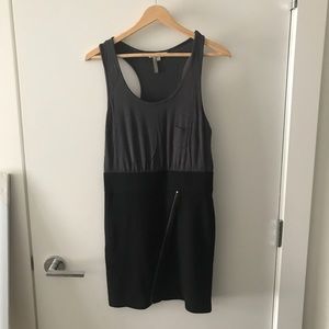 BCBGeneration gray and black dress